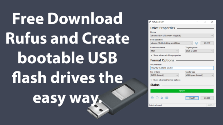 create bootable usb free software