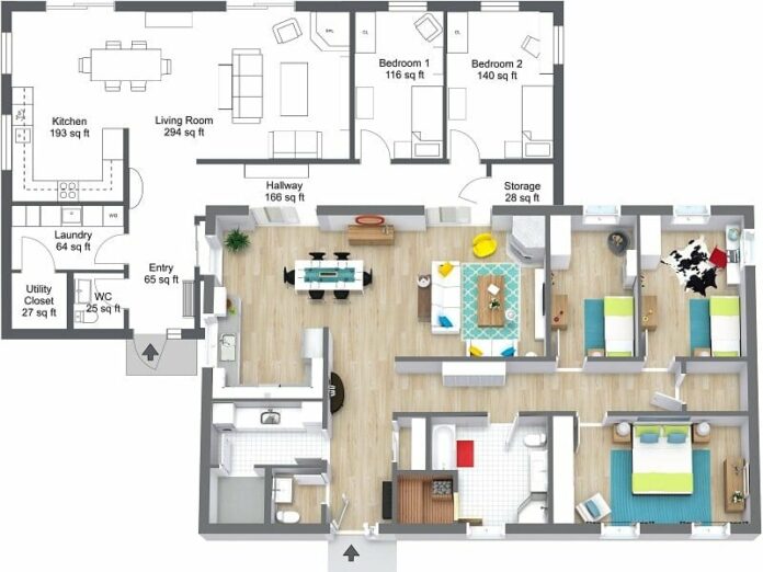 The importance of floor plans for marketing property 